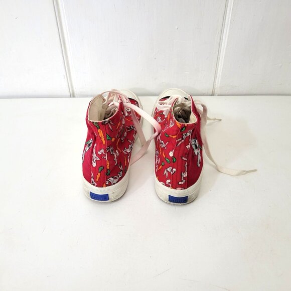 Keds Red Loony Tunes Buggs Bunny High Top Sneakers - Picture 5 of 8